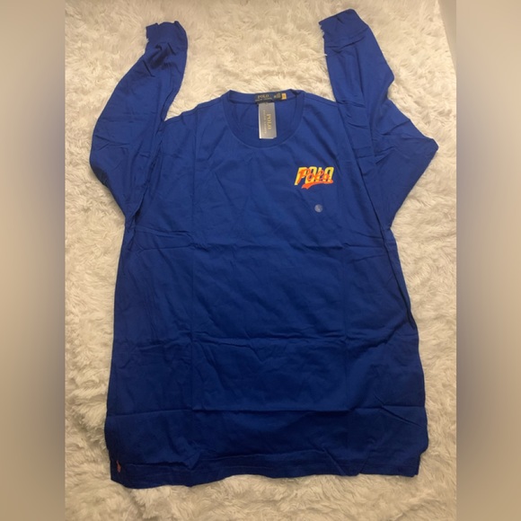 Polo Ralph Lauren Blue Long Sleeve Tshirt - Picture 3 of 7